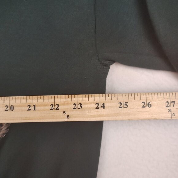 Vintage Morning Sun Grandma Sweatshirt Womens Large Petite Green Birds - Picture 9 of 9